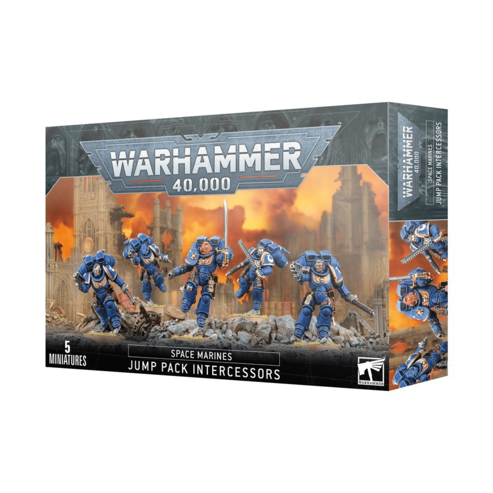 Space Marines: Jump Pack Intercessors - WiredVillage Games - Games Workshop